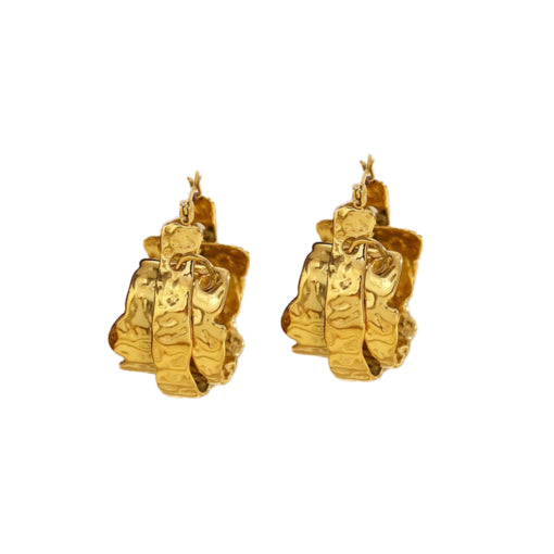 Gold plated earrings 